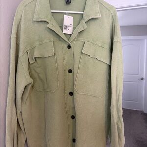 Forever 21 Mint Green Top